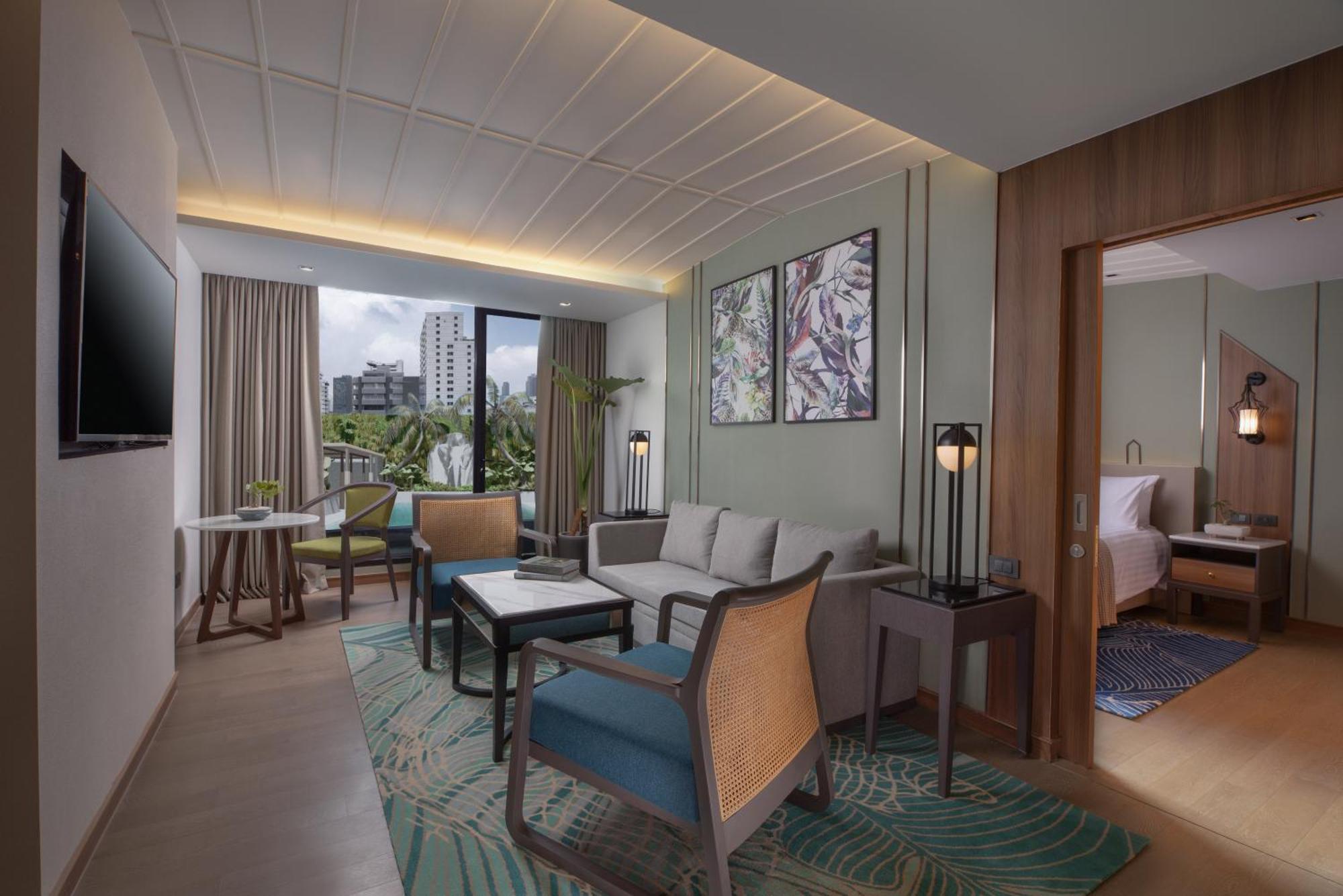 Nysa Hotel Bangkok Sukhumvit 11 Eksteriør bilde A suite at the hotel